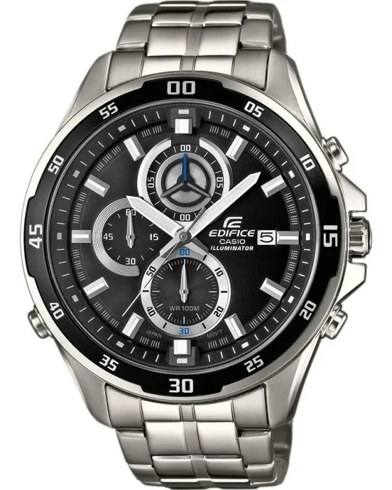 Ανδρικό ρολόι Casio Edifice Chronograph EFR-547D-1AVUEF, Μαύρο καντράν, Μπρασελέ από Ανοξείδωτο ατσάλι
