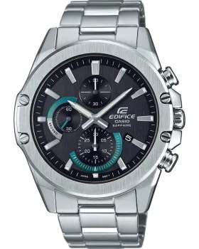 Ανδρικό ρολόι Casio Edifice Chronograph EFR-S567D-1AVUEF, Μαύρο καντράν, Μπρασελέ από Ανοξείδωτο ατσάλι