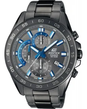 Ανδρικό ρολόι Casio Edifice Chronograph EFV-550GY-8AVUEF, Ανθρακί καντράν, Μπρασελέ από Ανοξείδωτο ατσάλι