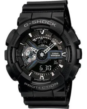 Ανδρικό ρολόι Casio G-Shock GA-110-1BER, Μαύρο καντράν, Λουρί από Καουτσούκ