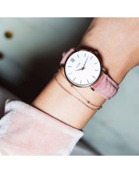 Cluse Minuit CLG006 Ροζ (Nude) Γυναικείο Ρολόι - 