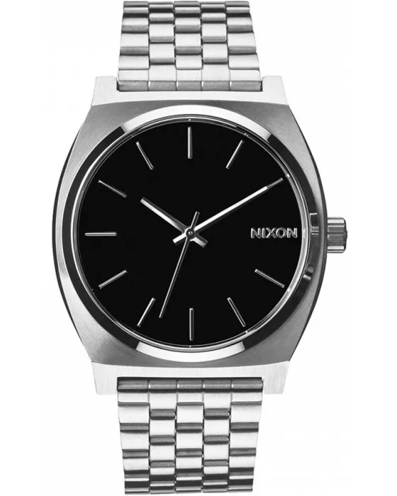 Ανδρικό / Γυναικείο ρολόι Nixon Time Teller A045-000-00, Μαύρο καντράν, Μπρασελέ από Ανοξείδωτο ατσάλι
