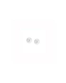 Σκουλαρίκια SΕΝΖΑ ασήμι 925 με μαργαριτάρι 3,5mm SSR1775