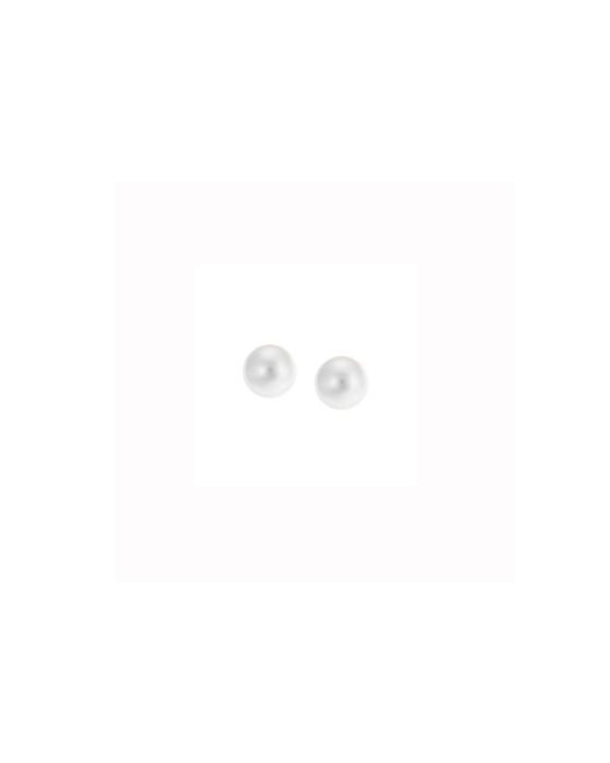 Σκουλαρίκια SΕΝΖΑ ασήμι 925 με μαργαριτάρι 3,5mm SSR1775