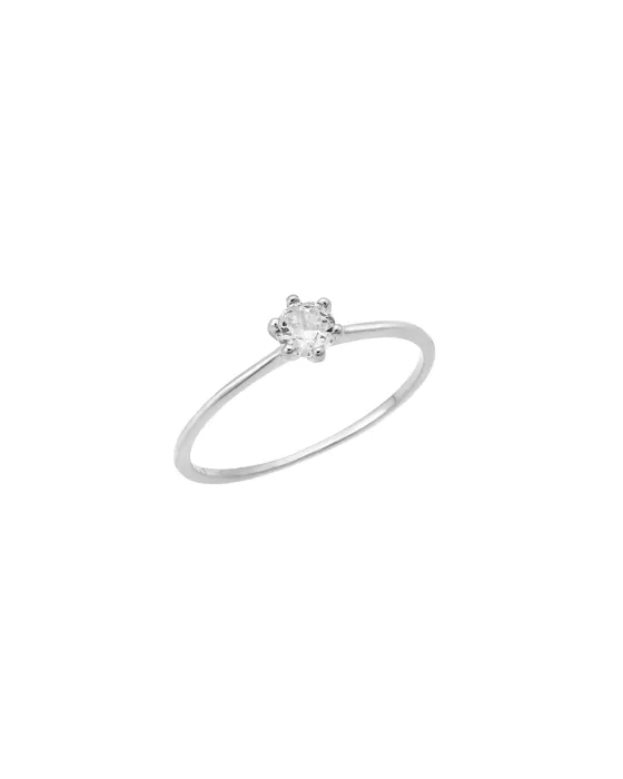 Δαχτυλίδι Γυναικείο Μονόπετρο Selena Silver 925 SSR3233SR