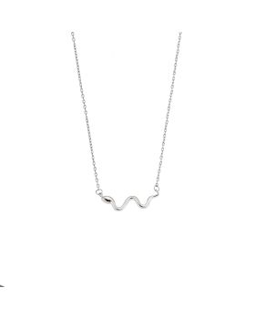 Κολιέ Selena από ασήμι 925, με φιδάκι SSR3339SR