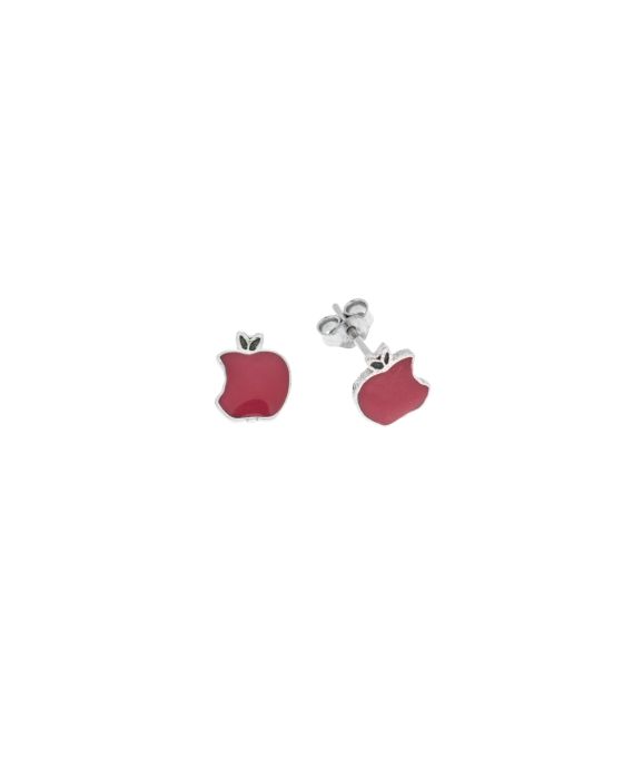 Σκουλαρίκια Selena από ασήμι 925, με μηλαράκι SSR3644SR