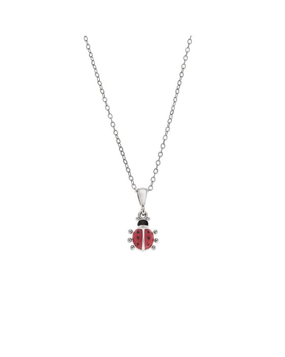 Μενταγιόν Selena από ασήμι 925, με πασχαλίτσα SSR3667SR