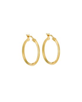 Σκουλαρίκια Γυναικεία Selena από επιχρυσωμένο ασήμι 925, κρίκος SSR3701GD