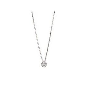 Μενταγιόν Selena από ασήμι 925, μονόπετρο με λευκό ζιργκόν SSR3897-1SR