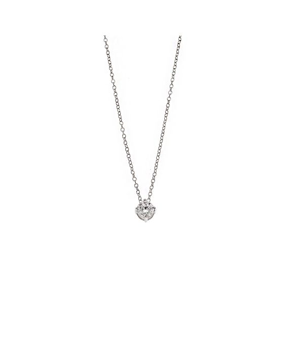 Μενταγιόν Selena από ασήμι 925, μονόπετρο με λευκό ζιργκόν SSR3897-1SR