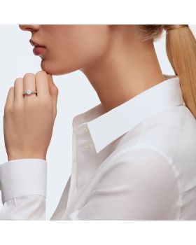 Δαχτυλίδι Swarovski Attract Round Rhodium Shiny  - 