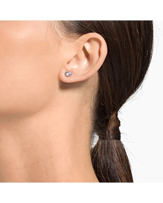 Σκουλαρίκια Swarovski Attract Round Rhodium 5408436 -  Σκουλαρίκια Swarovski Attract Round Rhodium 5408436 -