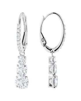 Σκουλαρίκια Swarovski Attract Trilogy Round Rhodium 5416155 -  Σκουλαρίκια Swarovski Attract Trilogy Round Rhodium 5416155 -