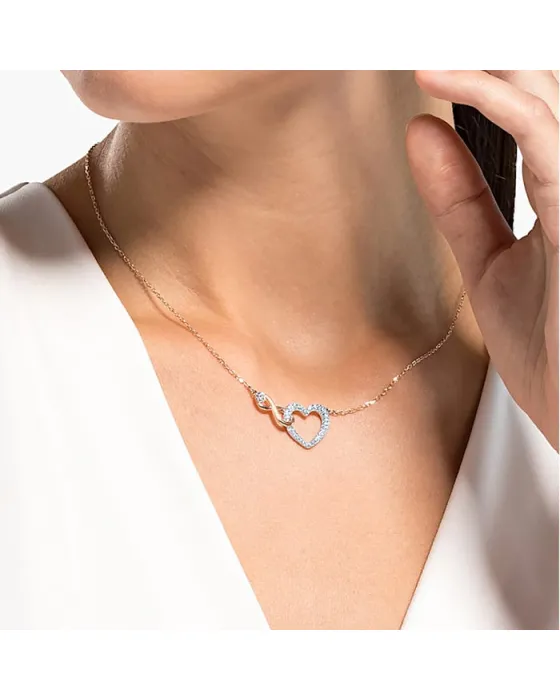 Κολιέ Swarovski Infinity Heart 5518865 - 