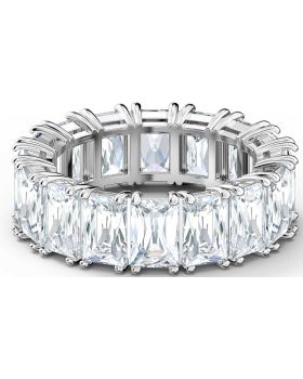 Swarovski Δαχτυλίδι Vittore Wide Rhodium Shiny