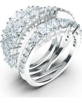 Swarovski Twist Wrap White Rhodium Shiny  -  Swarovski Twist Wrap White Rhodium Shiny  -