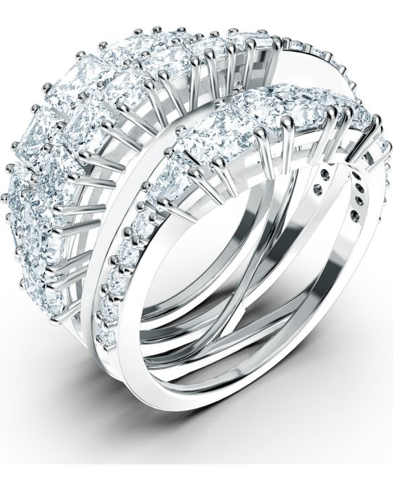 Swarovski Twist Wrap White Rhodium Shiny  -  Swarovski Twist Wrap White Rhodium Shiny  -
