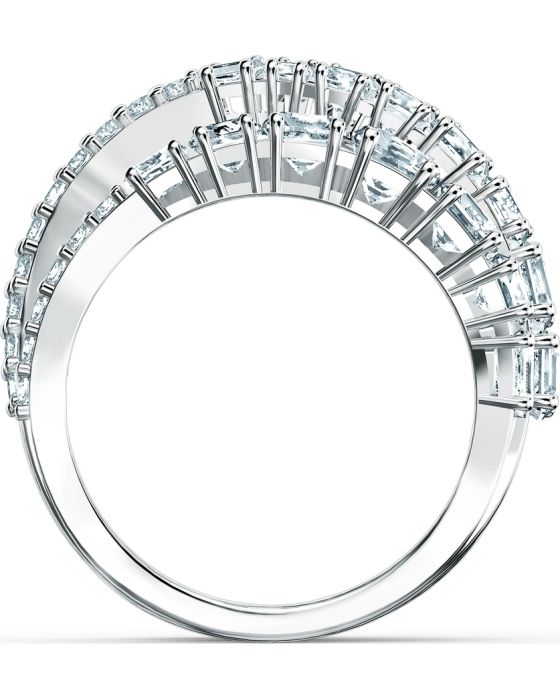 Swarovski Twist Wrap White Rhodium Shiny  -  Swarovski Twist Wrap White Rhodium Shiny  -