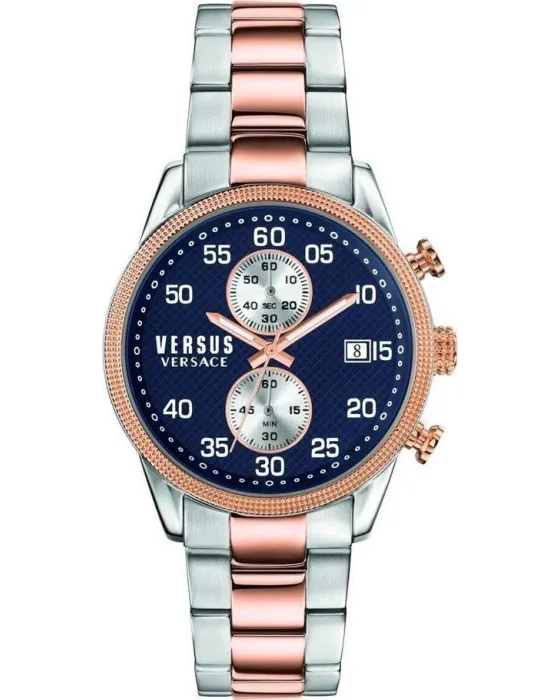 Ανδρικό / Γυναικείο ρολόι Versus Versace S66030016, Μπλε καντράν, Μπρασελέ από Ανοξείδωτο ατσάλι