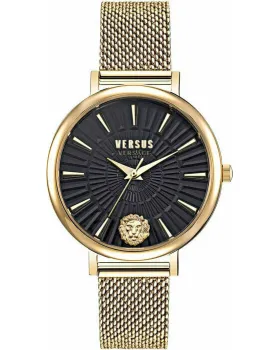 Γυναικείο ρολόι Versus Versace Mar Vista VSP1F0421, Μαύρο καντράν, Μπρασελέ από Ανοξείδωτο ατσάλι