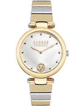 Γυναικείο ρολόι Versus Versace Loz Feliz VSP1G0521, Ασημί καντράν, Μπρασελέ από Ανοξείδωτο ατσάλι