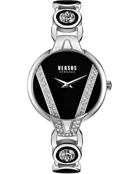 Γυναικείο ρολόι Versus Versace Saint Germain Petite VSP1J0121, Μαύρο καντράν, Μπρασελέ από Ανοξείδωτο ατσάλι