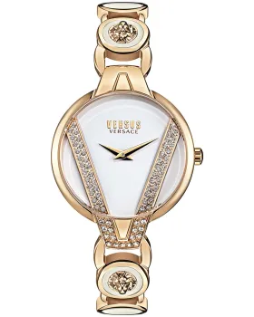 Γυναικείο ρολόι Versus Versace Saint Germain Petite VSP1J0221, Λευκό καντράν, Μπρασελέ από Ανοξείδωτο ατσάλι