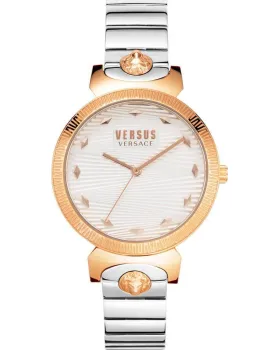 Γυναικείο ρολόι Versus Versace Marion VSPEO0819, Λευκό καντράν, Μπρασελέ από Ανοξείδωτο ατσάλι