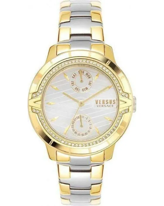 Γυναικείο ρολόι Versus Versace VSPEQ0519, Ασημί καντράν, Μπρασελέ από Ανοξείδωτο ατσάλι