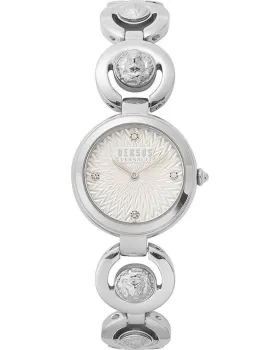 Γυναικείο ρολόι Versus Versace Peking Road Petite VSPHL0120, Λευκό καντράν, Μπρασελέ από Ανοξείδωτο ατσάλι