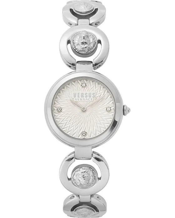 Γυναικείο ρολόι Versus Versace Peking Road Petite VSPHL0120, Λευκό καντράν, Μπρασελέ από Ανοξείδωτο ατσάλι