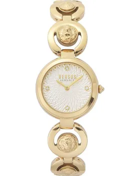 Γυναικείο ρολόι Versus Versace Peking Road Petite VSPHL0220, Λευκό καντράν, Μπρασελέ από Ανοξείδωτο ατσάλι