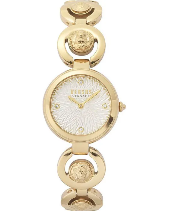 Γυναικείο ρολόι Versus Versace Peking Road Petite VSPHL0220, Λευκό καντράν, Μπρασελέ από Ανοξείδωτο ατσάλι