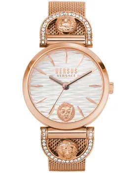 Γυναικείο ρολόι Versus Versace Iseo VSPVP0720, Λευκό καντράν, Μπρασελέ από Ανοξείδωτο ατσάλι