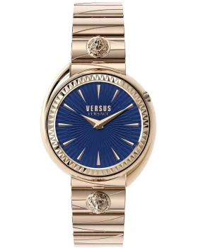 Γυναικείο ρολόι Versus Versace VSPVW1220, Μπλε καντράν, Μπρασελέ από Ανοξείδωτο ατσάλι
