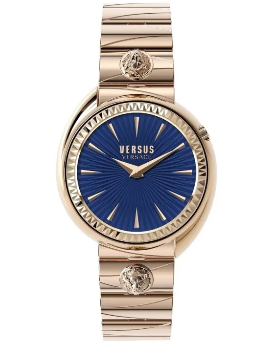 Γυναικείο ρολόι Versus Versace VSPVW1220, Μπλε καντράν, Μπρασελέ από Ανοξείδωτο ατσάλι
