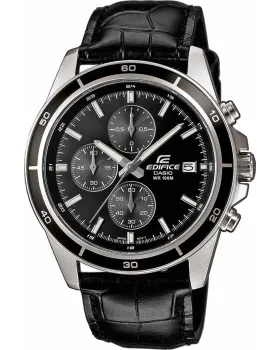 Ανδρικό ρολόι Casio Edifice Chronograph EFR-526L-1AVUEF, Μαύρο καντράν, Λουρί από Δερμάτινο