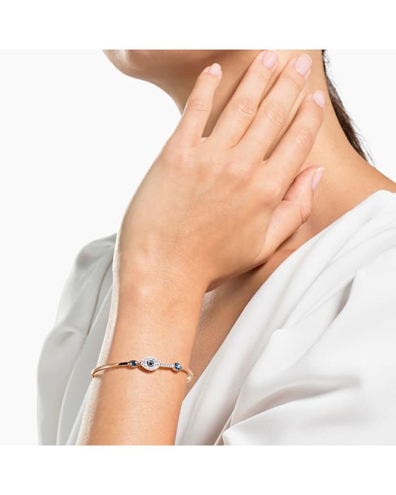 Βραχιόλι Swarovski Duo Evil Eye Bangle 5171991 -  Βραχιόλι Swarovski Duo Evil Eye Bangle 5171991 -