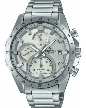 Ανδρικό ρολόι Casio Edifice Chronograph EFR-571MD-8AVUEF, Ασημί καντράν, Μπρασελέ από Ανοξείδωτο ατσάλι