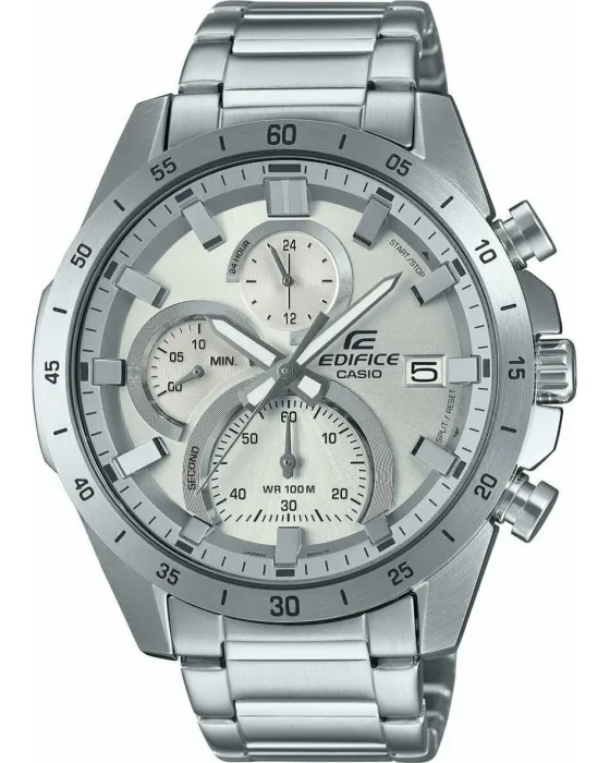 Ανδρικό ρολόι Casio Edifice Chronograph EFR-571MD-8AVUEF, Ασημί καντράν, Μπρασελέ από Ανοξείδωτο ατσάλι