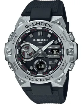 Ανδρικό ρολόι Casio G-Shock GST-B400-1AER, Μαύρο καντράν, Λουρί από Καουτσούκ