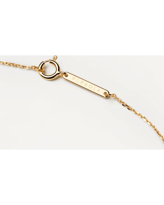 Κολιέ PDPAOLA Μονόγραμμα Μ από ασήμι 925 CO01-272-U - 