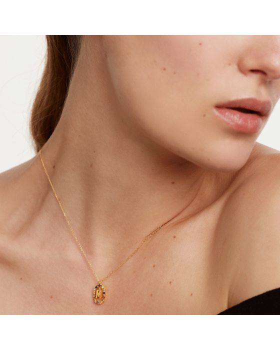 Κολιέ PDPAOLA Μονόγραμμα Μ από ασήμι 925 CO01-272-U - 