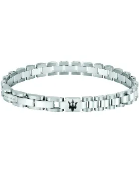 Βραχιόλια Maserati JM219AQH18, Ανοξείδωτο ατσάλι, Ασημί