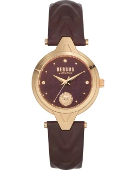 Γυναικείο ρολόι Versus by Versace Forlanini VSPVN0520, Καφέ καντράν, Λουρί από Δερμάτινο