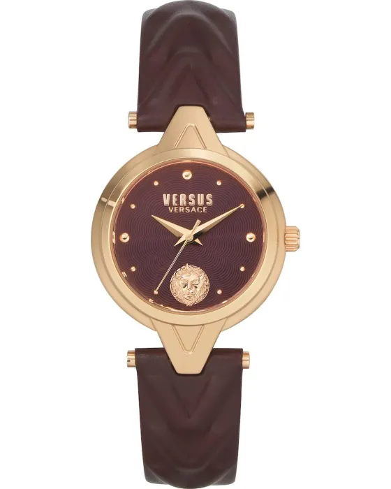 Γυναικείο ρολόι Versus by Versace Forlanini VSPVN0520, Καφέ καντράν, Λουρί από Δερμάτινο