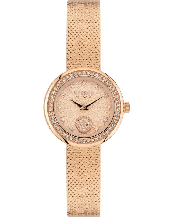 Γυναικείο ρολόι Versus by Versace Lea Petite VSPZJ0621, Ροζ Χρυσό καντράν, Μπρασελέ από Ανοξείδωτο ατσάλι