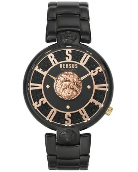 Γυναικείο ρολόι Versus Versace Lodovica VSPVS0620, Μαύρο καντράν, Μπρασελέ από Ανοξείδωτο ατσάλι