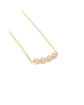 Κολιέ PDPAOLA με Πέτρες από Ασήμι 925 Επιχρυσωμένο CO01-366-U - 